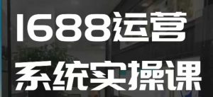 1688高阶运营系统实操课，快速掌握1688店铺运营的核心玩法-就爱副业网