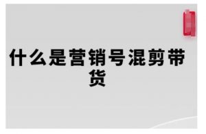 营销号混剪带货，从内容创作到流量变现的全流程，教你用营销号形式做混剪带货-就爱副业网