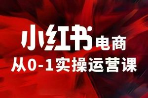 小红书电商运营，97节小红书vip内部课，带你实现小红书赚钱-就爱副业网