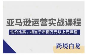 亚马逊运营实战课程，亚马逊从入门到精通，性价比高，相当于市面万元以上元课程-就爱副业网