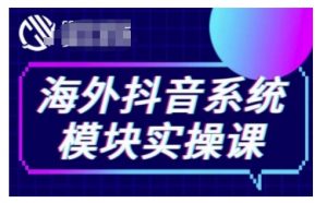 海外抖音Tiktok系统模块实操课，TK短视频带货，TK直播带货，TK小店端实操等-就爱副业网