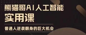 AI人工智能实用课，实在实用实战，普通人逆袭翻身的巨大机会-就爱副业网