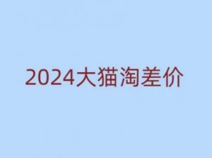 2024版大猫淘差价课程，新手也能学的无货源电商课程-就爱副业网