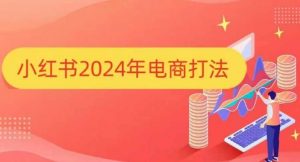 小红书2024年电商打法，手把手教你如何打爆小红书店铺-就爱副业网