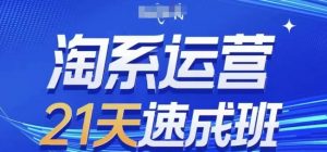 淘系运营21天速成班(更新25年2月)，0基础轻松搞定淘系运营，不做假把式-就爱副业网