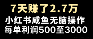 全网首发，7天赚了2.6万，2025利润超级高！-就爱副业网